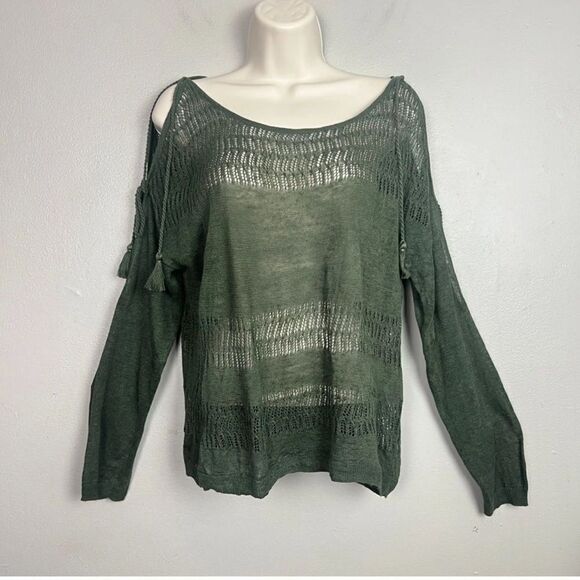 Sezane Cold Shoulder Sweater - Picture 1 of 5